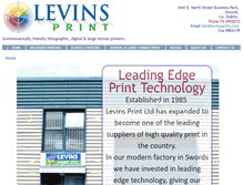 Tablet Screenshot of levinsprint.com